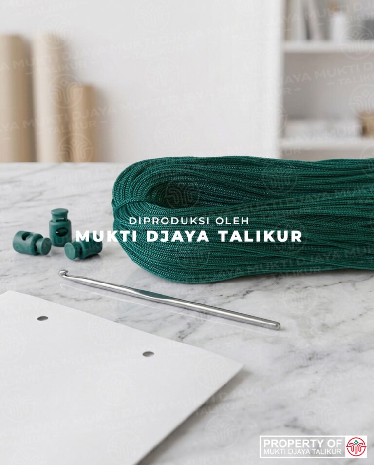 42. Toska Tua — talikur anyaman jarum PP (Polypropylene) Multifilament warna toska tua produksi Mukti Djaya Talikur.