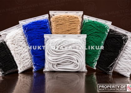 Talikur dalam kemasan dengan berbagai pilihan warna sebagai referensi pencatatan spesifikasi produk untuk repeat order, Mukti Djaya Talikur.